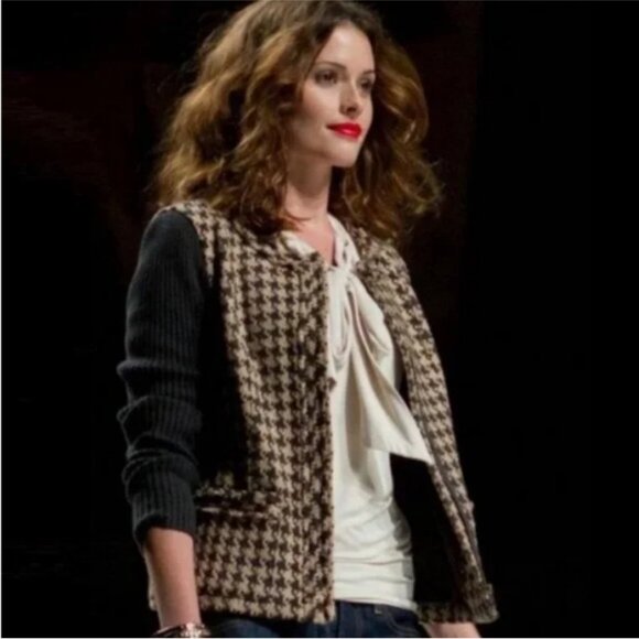 Cabi Houndstooth Tweed Jacket - Picture 2 of 4